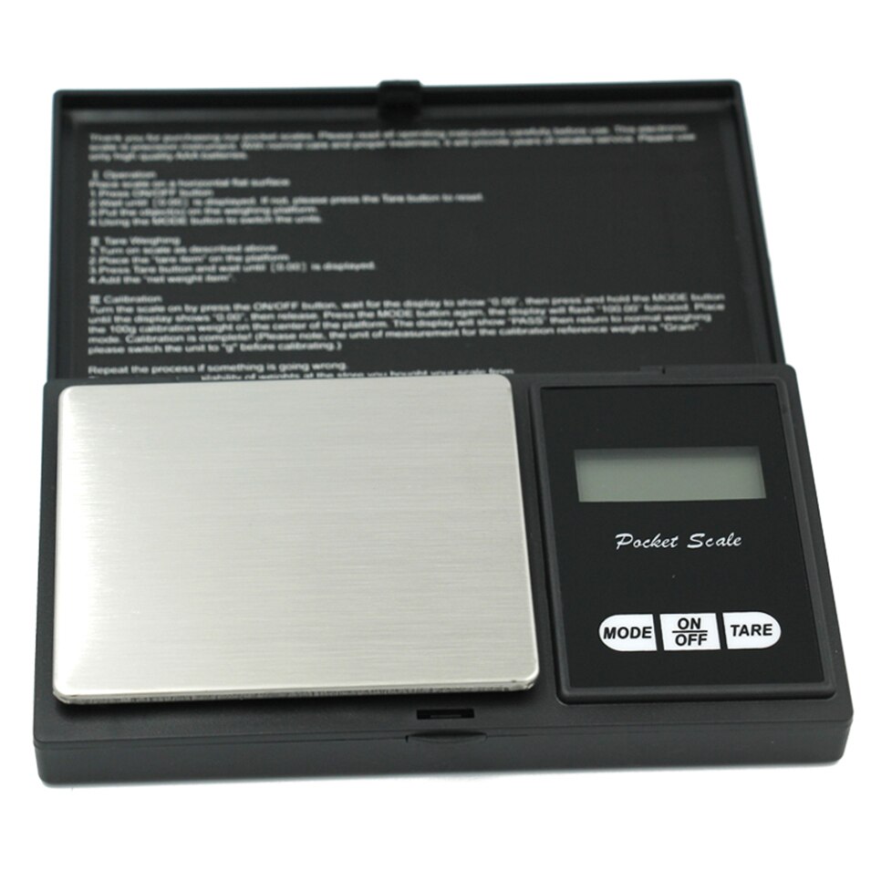 100/200/500g X 0.01g High Precision Digital Kitchen Scale Weight Gram LCD Pocket Digital Baking Scale Food Scale Digital: 200g  0.01g