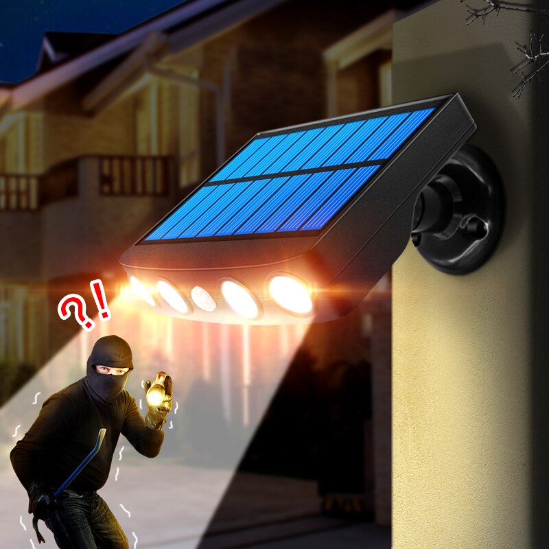 Camera Imitation Wireless Solar Lights Outdoor Motion Sensor Wall Lamp Garden Home Security Lighting