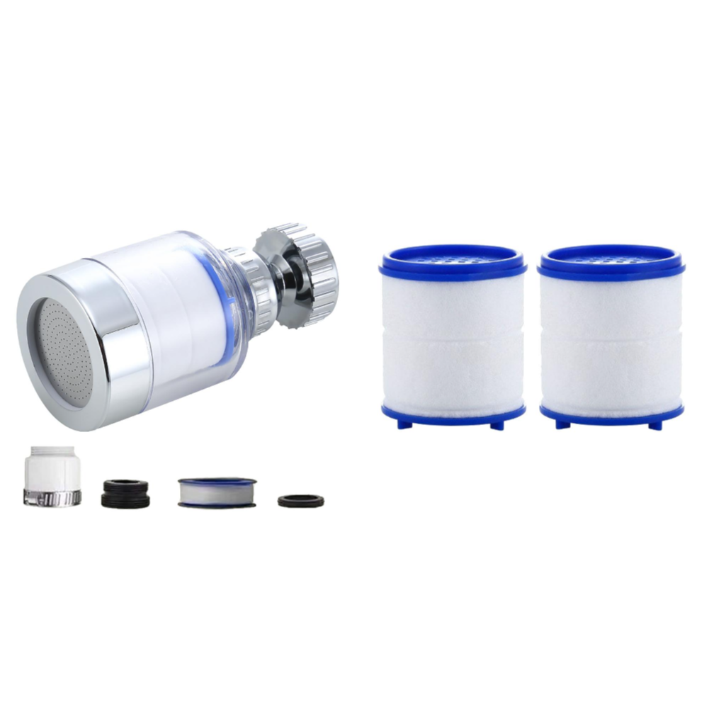 2-40Pc Kraan Waterfilter Element Verwijderen Chloor Zware Metalen Gefilterd Douches Hoofd Filtratie Zuiveraar Verzachten Hard Water