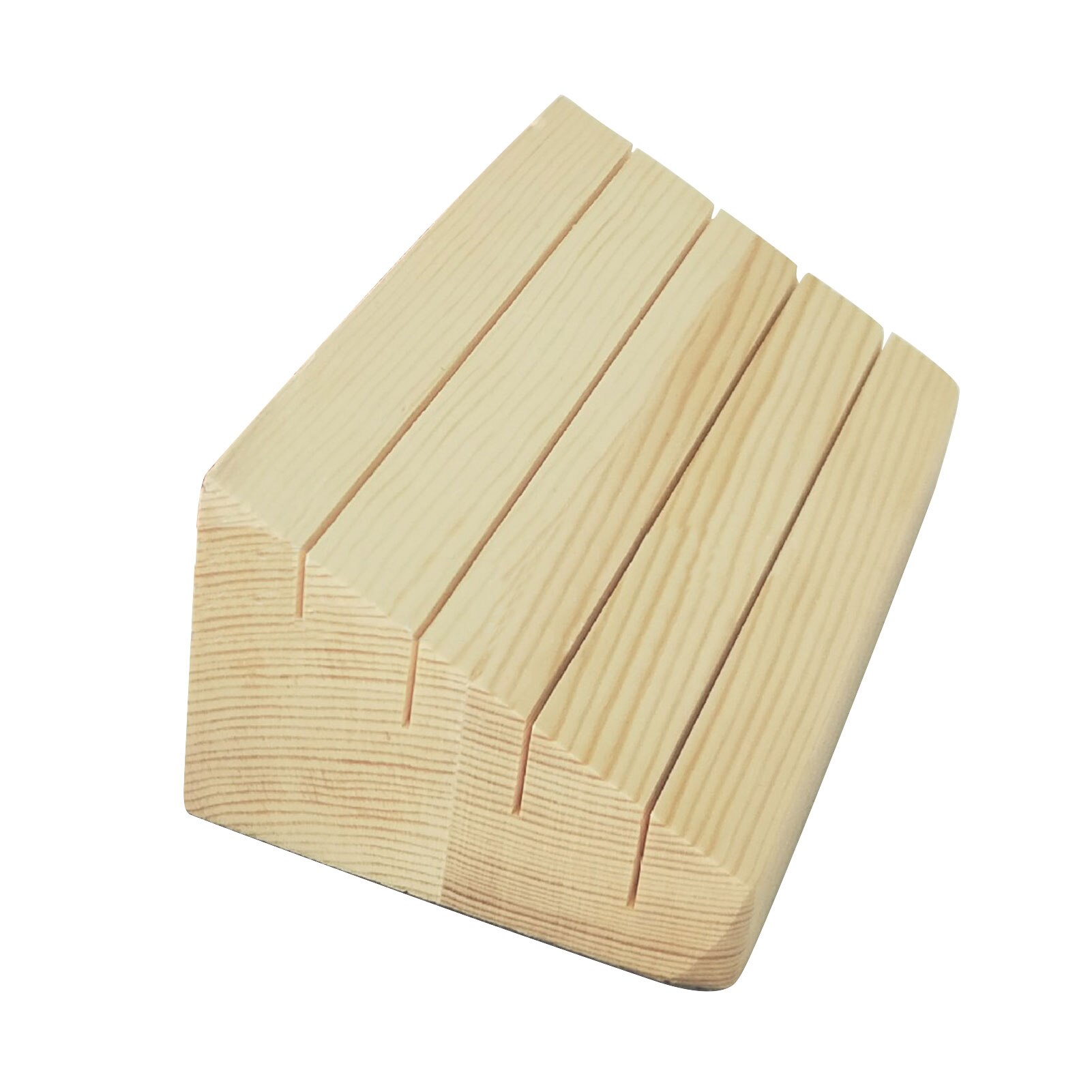 Wooden Playing Card Holder Hands-free Poker Cards Display Stand Game Organizer Base