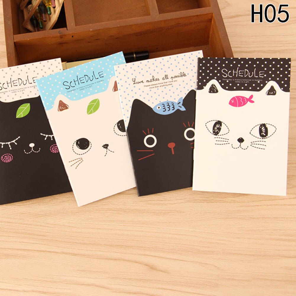 Mini Cute Novelty Animal Cat Notebook Notepad Diary Writting Paper Memorandum School Supplies