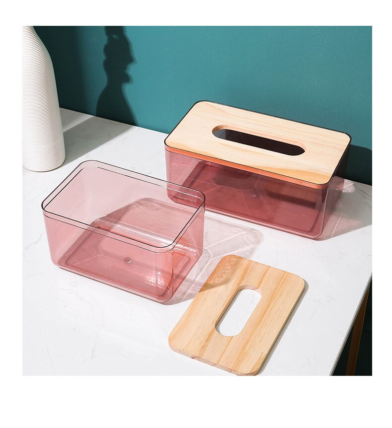 Home Minimalist Tissue Box Holder Pumping Tissue Paper Tissue Boxes General Living Room Accessories Toilet Paper Holder