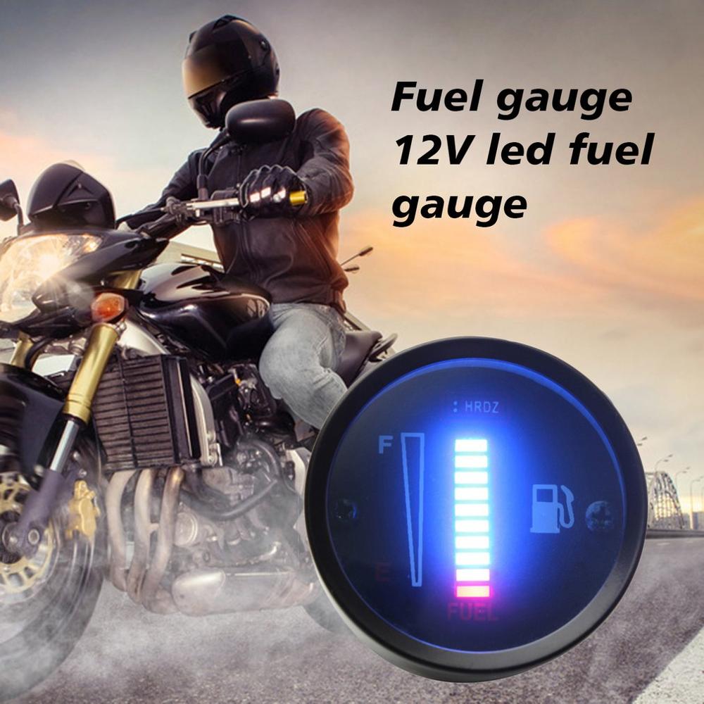 Car And Motorcycle Modified Instrument 52Mm2 Inch Fuel Gauge 12V Led Fuel Gauge Fuel Gauge 12V Led Fuel Gauge