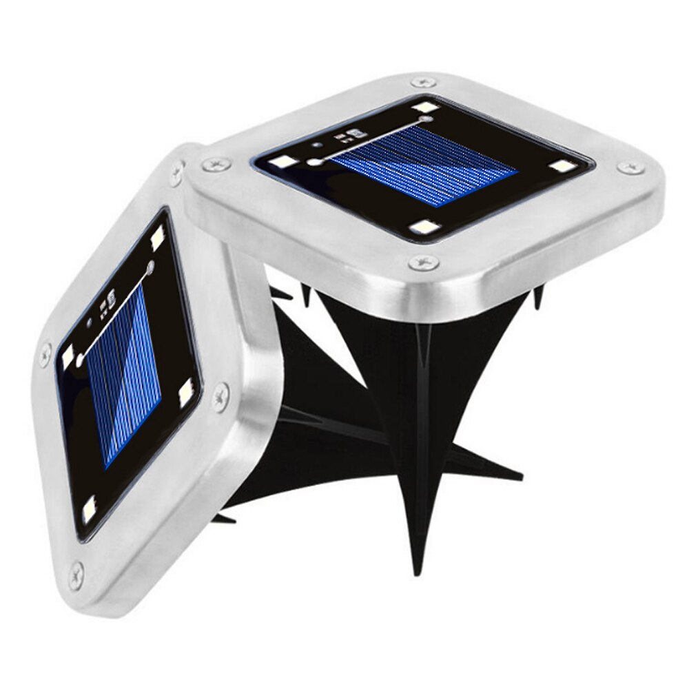 Led Floor Light Outdoor Solar Waterproof Garden Decoration Solar Street Light Garden Buried Floor Edge Staircase