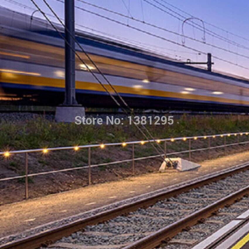 Stainless Cable LED Handrail Stair Railing Lights 1W IP65 Waterproof Interior Exterior LED Light Railing Recessed Spot Light Kit