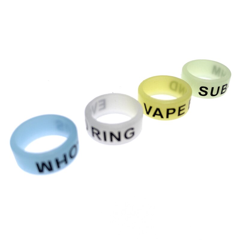 Fluorescerende Ring Hengel Handvat Beschermhoes Lokken Silicagel Staaf Clip O-Vormige Ring Protector Anti-Slip ring