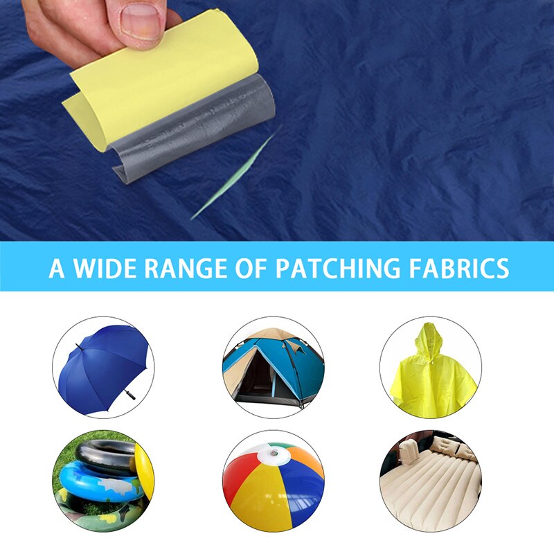 40 Pièces Kit De Réparation De Patch De Piscine Auto-adhésif Patchs De Réparation Pvc Patch De Doublure De Piscine Pour Lits Gonflables Anneaux De Nage Kayaks Piscines Rectangle Rond