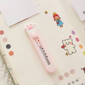 Art Cutter Utility Knife Student Art Supplies DIY Tools Stationery School Supplies Work: pink
