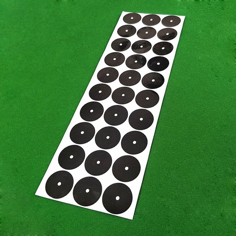Pool table cue ball dot