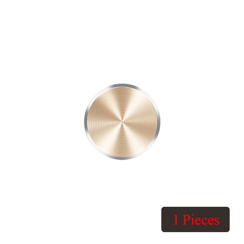 IKSNAIL CD Linie Metall Platte für Magnetische Auto Telefon Halfter Universal- Metall Platte Montieren Magnet GPS Halfter Zubehör Eisen Blatt: 1 Gold