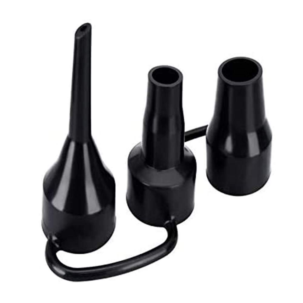 Adaptateur de pompe à buse en plastique, gonfleur d'air, buses de rechange, 3 tailles, remplacement de la buse de pompe mondstuk