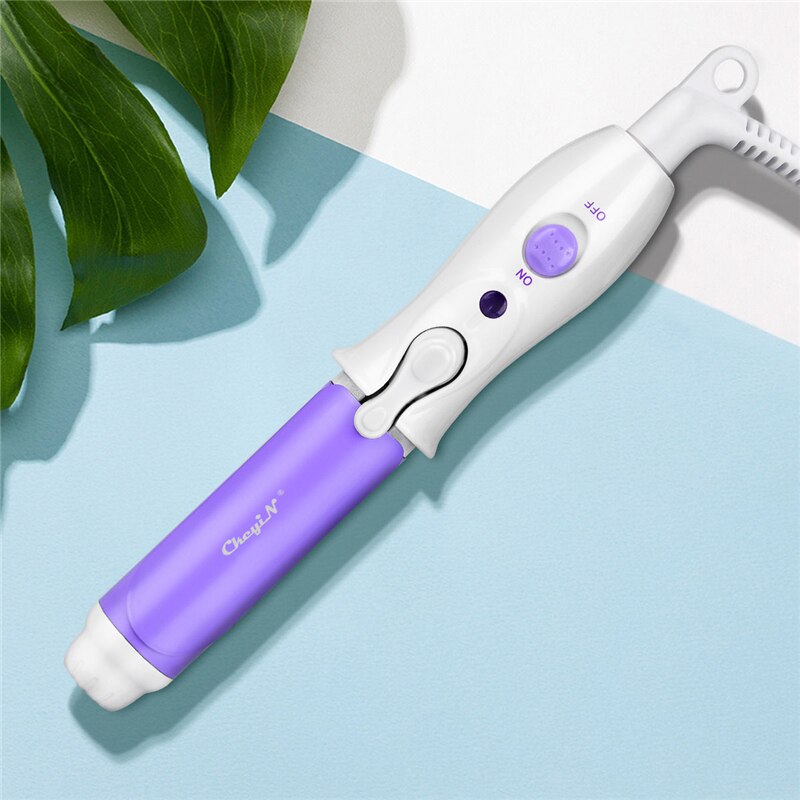 110-240V przenośny podróż elektryczny mini lokówka robić włosów lokówka szybka mała turmalin ceramiczna falista Tong magiczne narzędzie robić układania włosów