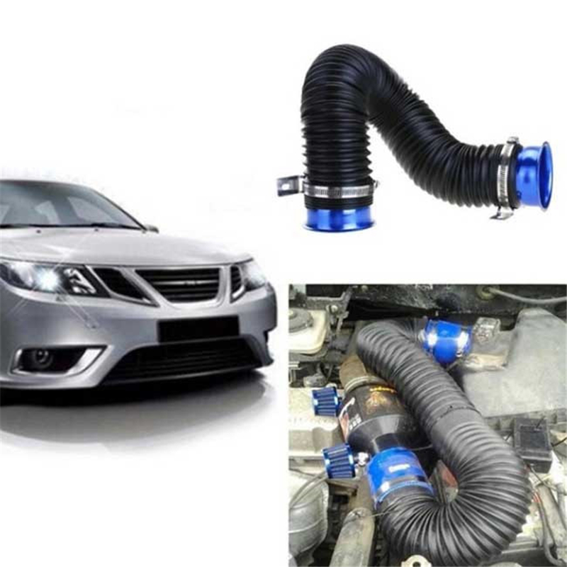 Universal Flexible Air Intake Pipe Inlet Hose Tube Duct Multi Aluminum Adapter Hose Car Accessories