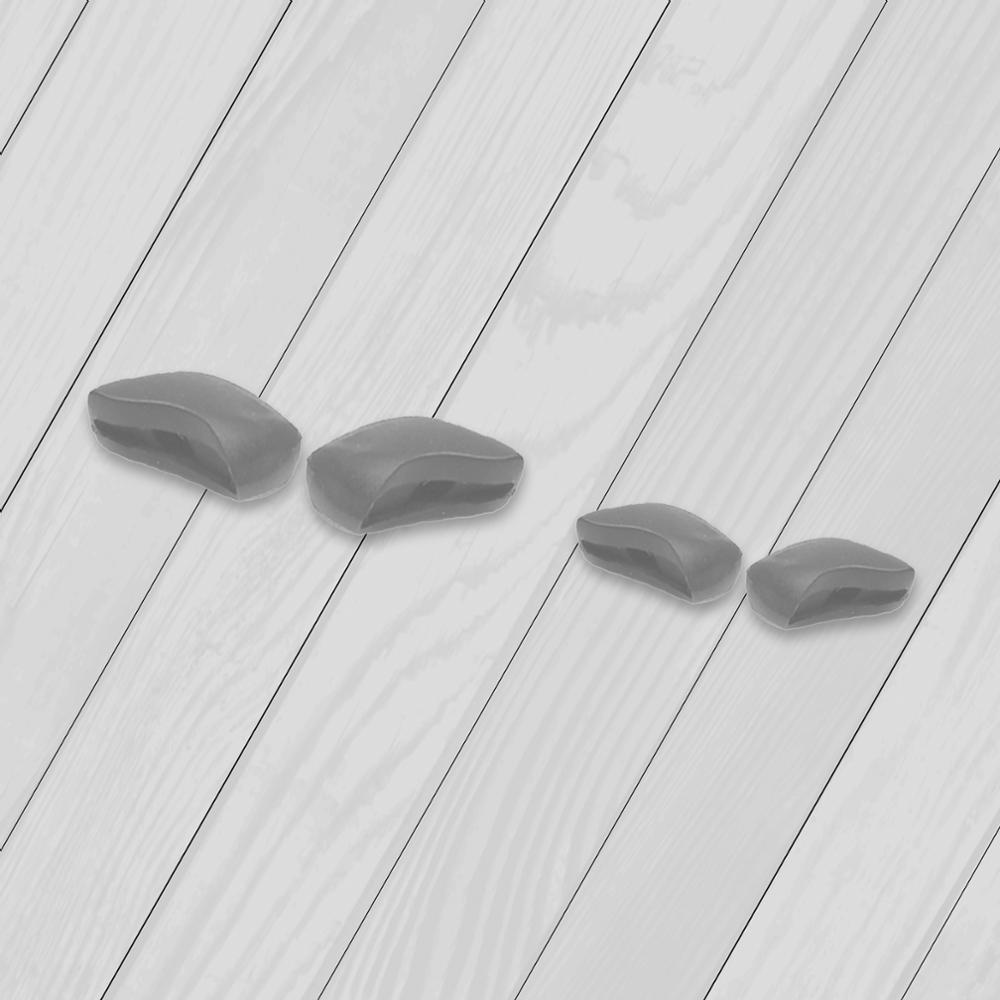 Eos silikonegummi udskiftning næsepuder til oakley commit sq  oo9086 ramme multi-option: Grå
