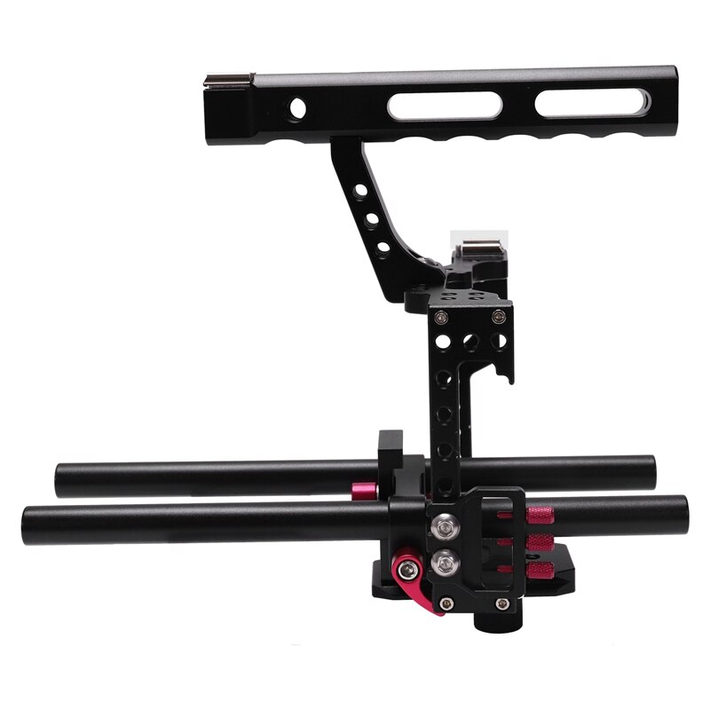 Anti-deslizamento design profissional kit de gaiola de vídeo da câmera dslr cnc estabilizador durável para gh4 a7s a7 a7r a7rii a7sii