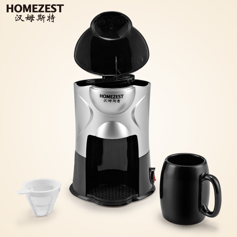 Coffee machine single single cup household mini American drip coffee maker tea maker