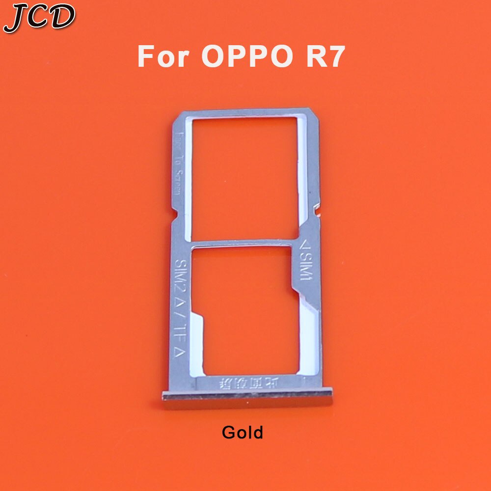 JCD SIM Card Tray Slot Holder Adapter for OPPO R7 Plus R7s R7Plus Replacement Repair Parts Phones Accessories
