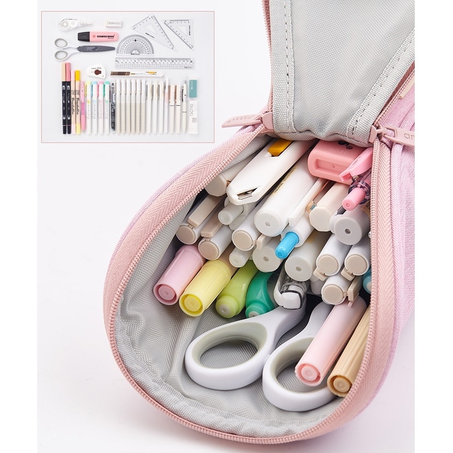 Angoo golf stil pen blyant taske taske speciel telefon stof opbevaringspose organisator pen papirvarer skoleartikler  h6737