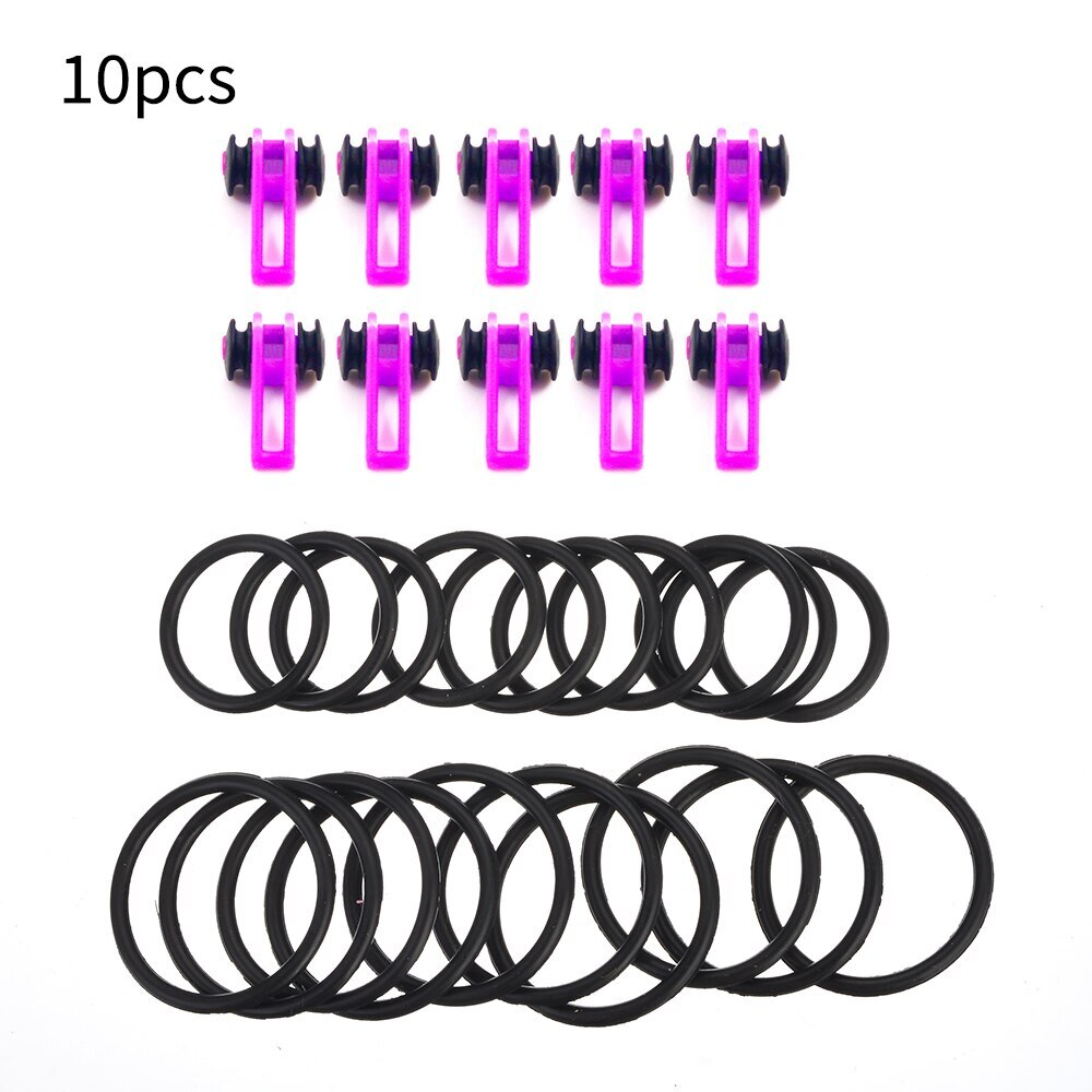 10Pcs/Bag Plastic Fishing Hook Keeper for Fishing Rod Pole Fishing Lures Bait Safety Holder Fishing Tackle: 10