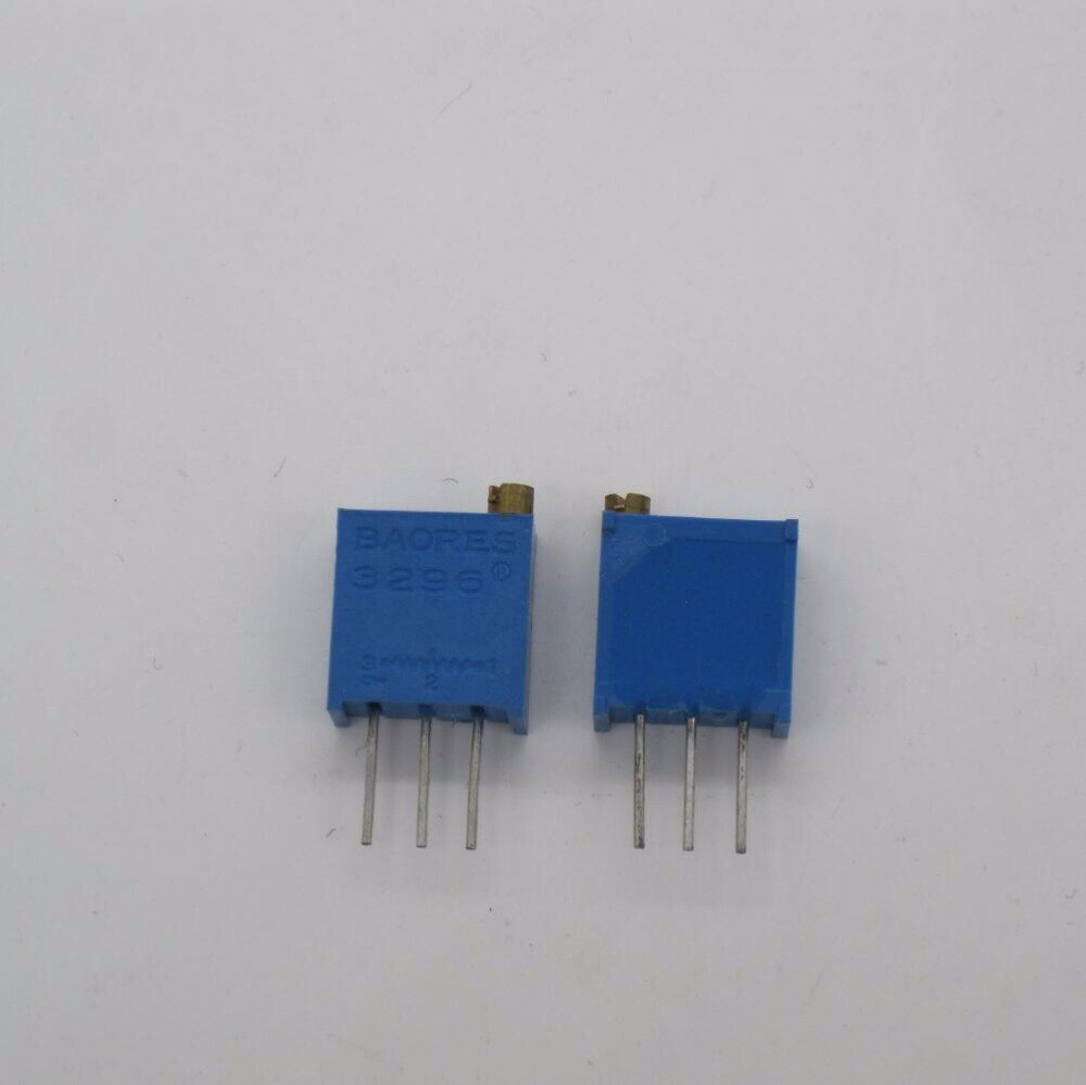 15 unids/lote 3296W-1-105LF 3296W 105 1M ohm regulación superior multivuelta potenciómetro de alta precisión resistencia Variable