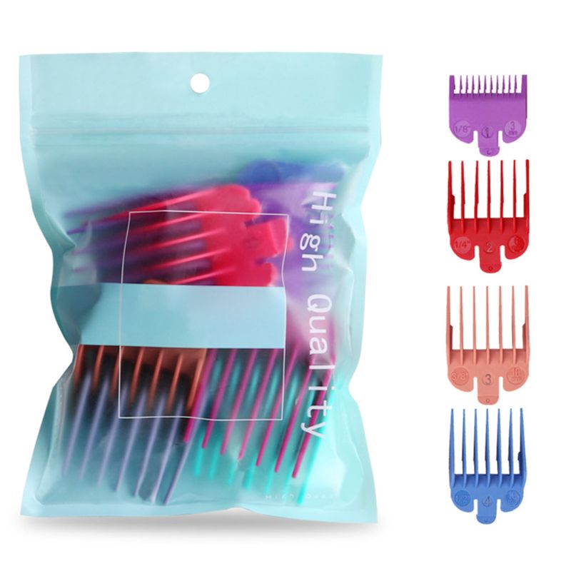 8 pièces/ensemble tête d'huile tondeuses électriques étrier limite peigne tondeuse à cheveux Guides dentaires peignes outil de coupe