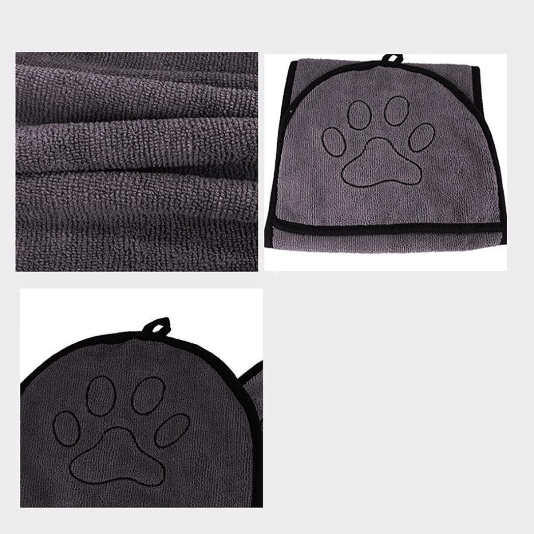 Søt pote kjæledyr hundehåndkle mykt tørkende badehåndkle til hund katt valp superabsorberende badekåper rengjøring nødvendig forsyning