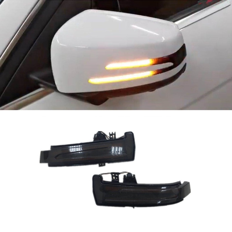 Dynamische Blinker Anzeige Geeignet für Mercedes Benz EINE Klasse W176 A45 B Klasse W246 W242 S Klasse W221 S63 AMG Auto Zubehör