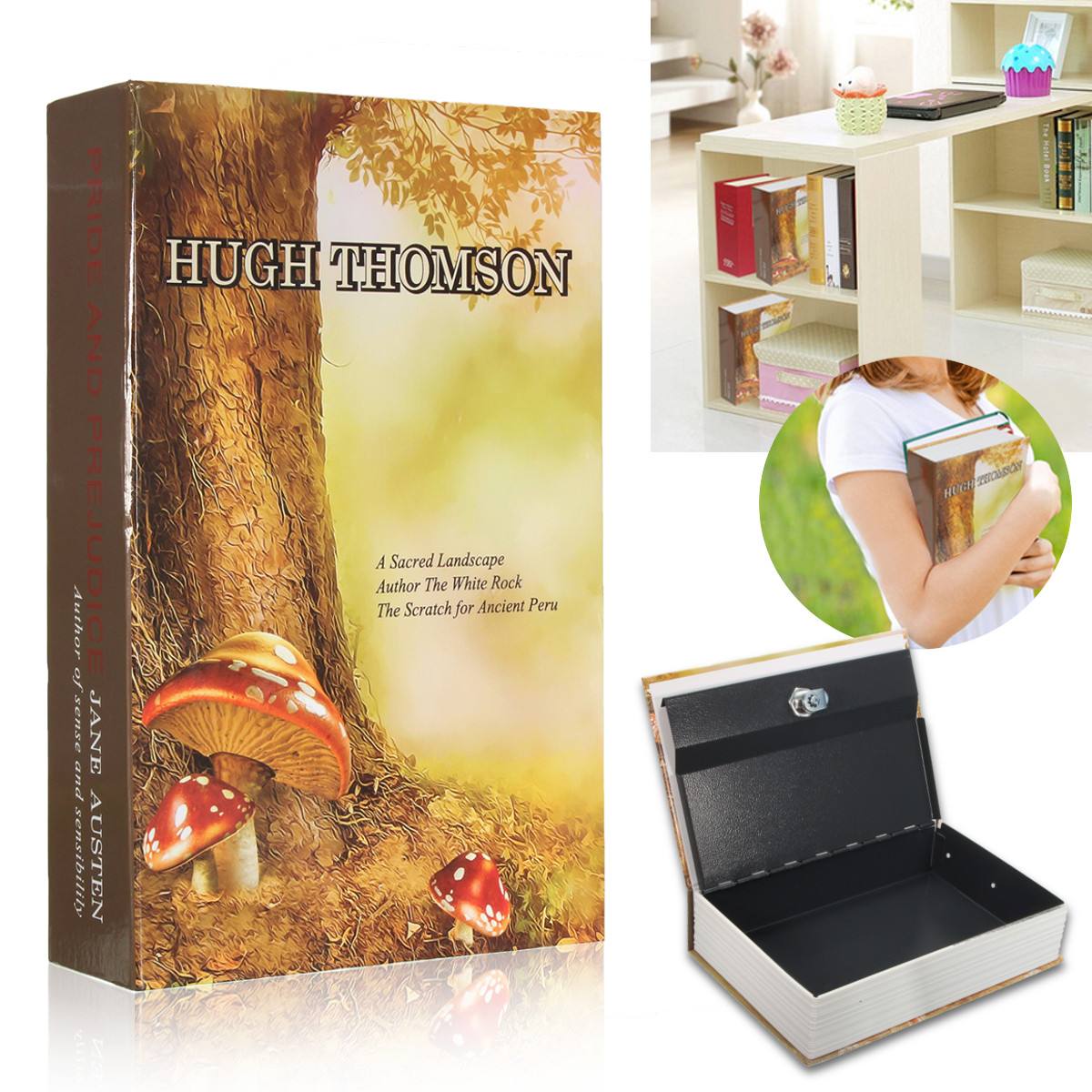 WöRterbuch Buch Safe Aufbewahrung Box, Versteckter