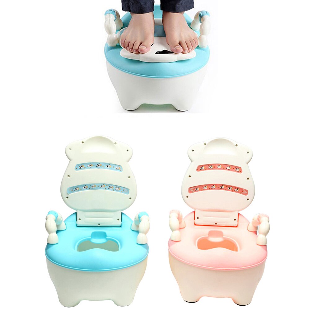 Children Baby Potty Training Cows Boy Girl Portable Potty Toilet infant Potty Infants Toilet Child Pot with FREE brush