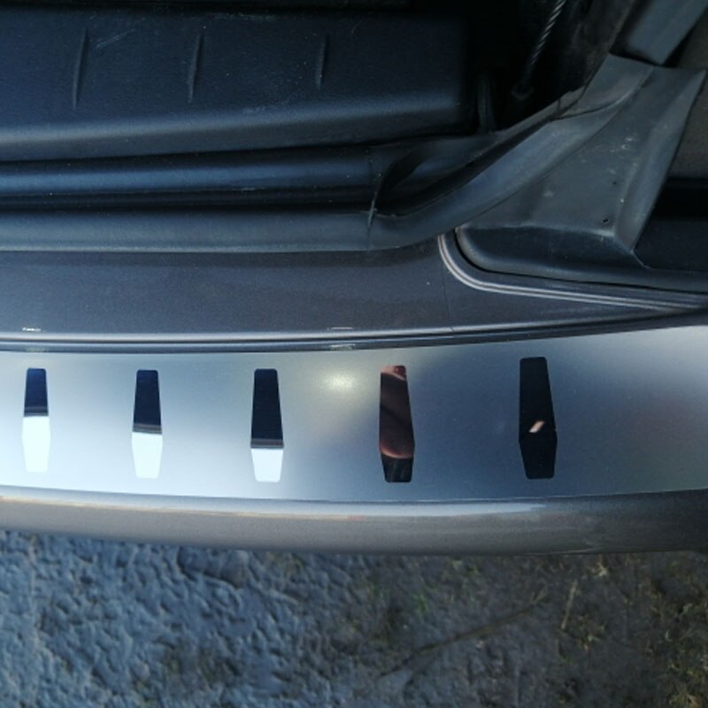 Para Citroen c-crosser crossover ccrosser 2007, accesorios, protectores traseros, placa de desgaste del parachoques trasero