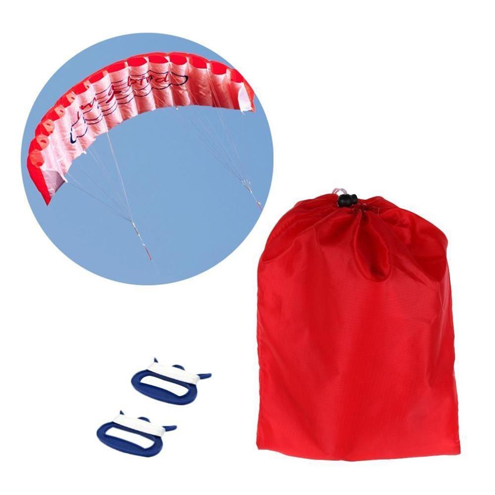 1.4M Dual Line Mix Kleur Stunt Parachute Zachte Parafoil Zeil Surfen Kite Sport Kite Enorme Grote Outdoor Activiteit Vliegende kite: Rood