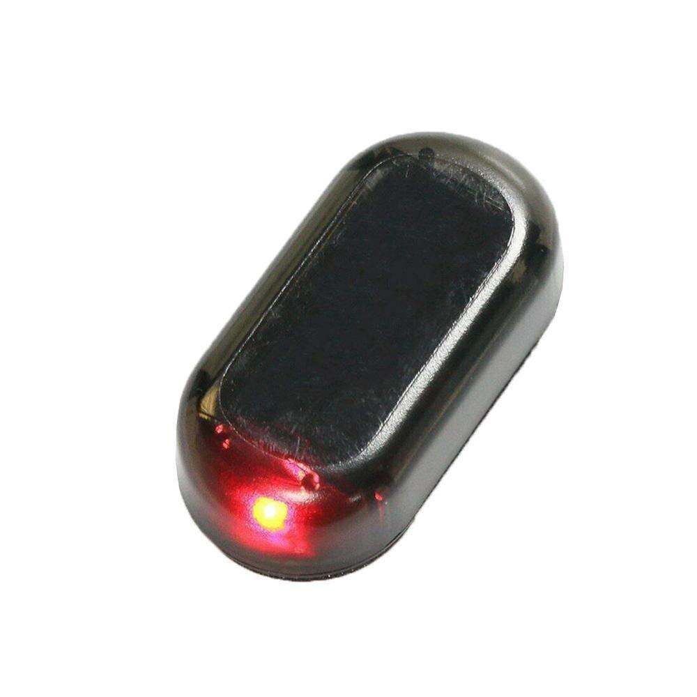 Alarma simulada de energía Solar, luz de advertencia LED intermitente, antirrobo, luz de advertencia roja/azul, T7L8, , 1 ud.: Rojo