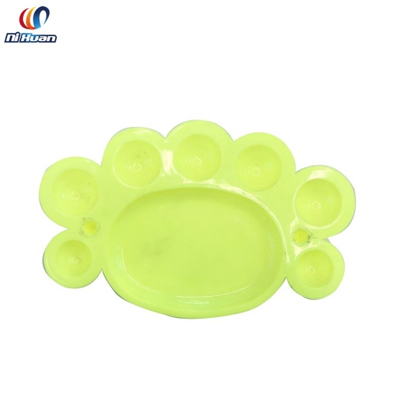 1pcs Various Watercolor Style Plastic Palette Children Painting Pigment Disc Palette Arts Diy Palette Cosmetics