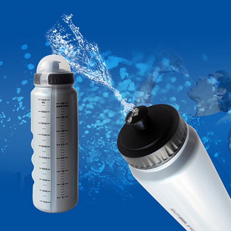1000ml MTB Road Bike Bottle Sports Squeeze Water Bottle Reusable Camping Hiking Bicycle Flask Drinking Water Bottle