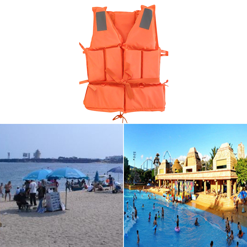 Angeln Schwimmweste Survival Anzug Wasserauftriebsweste für Erwachsene mit Pfeife Wassersport zum Skifahren Fahren