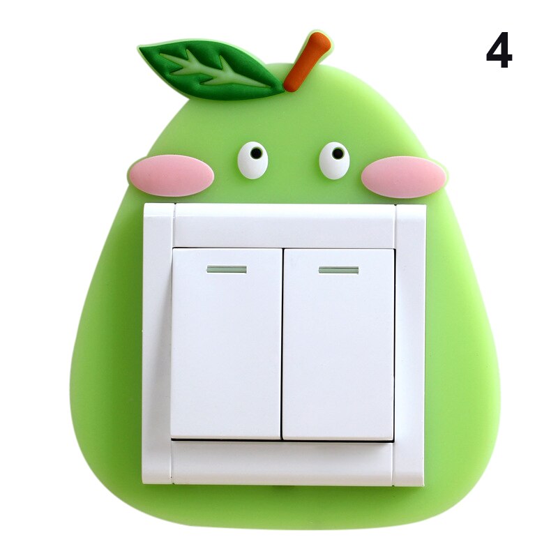 Position Indication Luminous Switch Decoration Sticker Cartoon Wall DIY Decoration Fluorescent Glow in the Dark LB88: 4