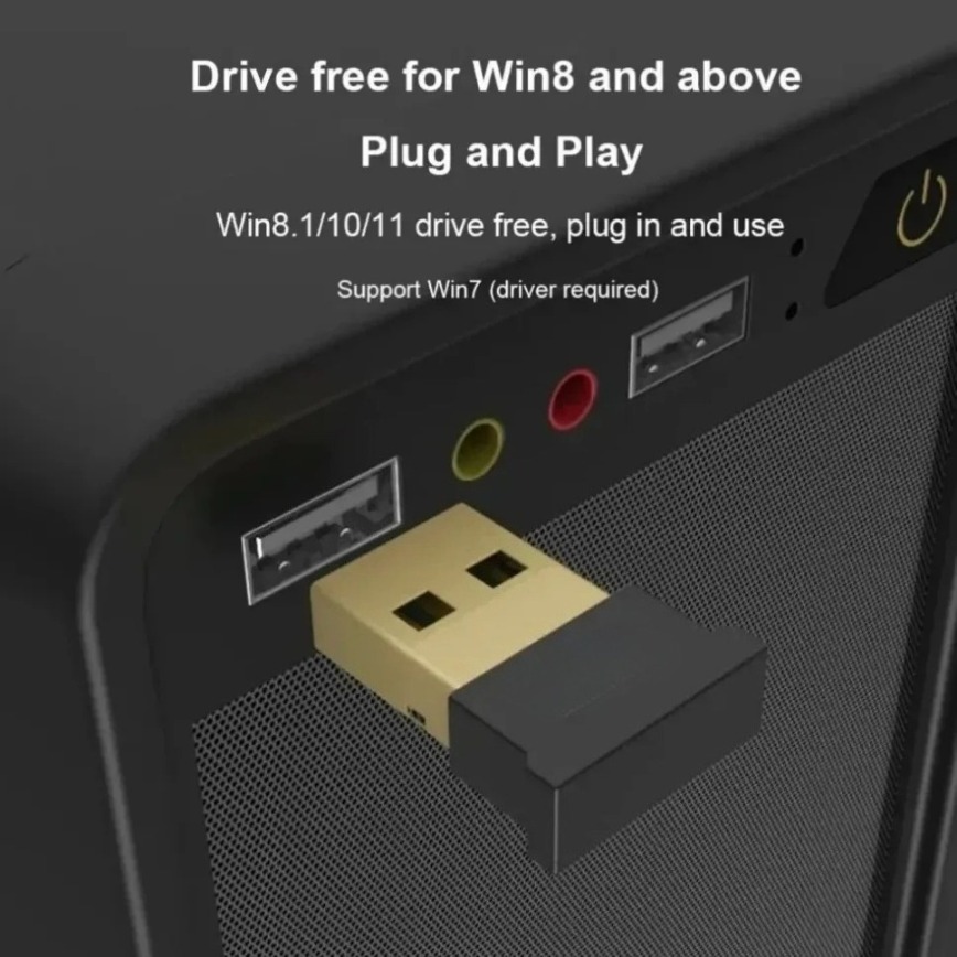 USB Bluetooth Adapter 5.4/5.3/5.1/5.0 Wireless Bluetooth USB Dongle for PC Laptop Wireless Speaker Audio Receiver Transmitter