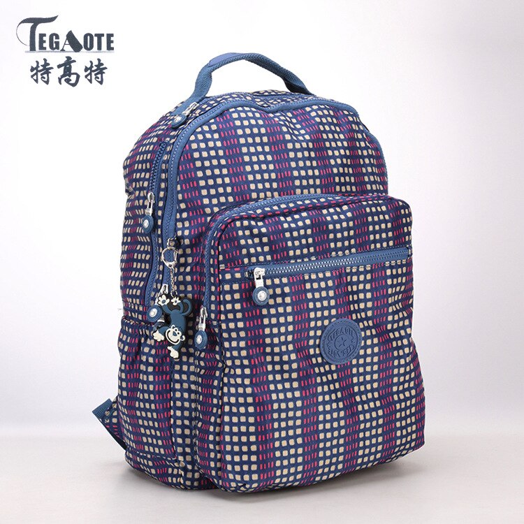 TEGAOTE Women Backpack for Teenage Girls Nylon Backpacks Mochila Feminina Female Travel Bagpack Schoolbag Sac A Dos: 9