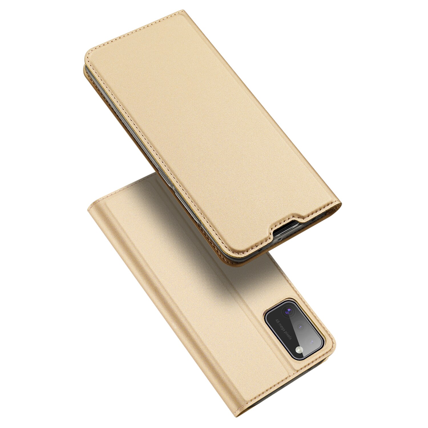 DUX DUCIS Della Pelle Pro Series Caso di Vibrazione Del Raccoglitore Cassa del Cuoio di Affari per Samsung Galaxy A41 A415F Della Copertura con la Fessura Per Carta accessori: Oro