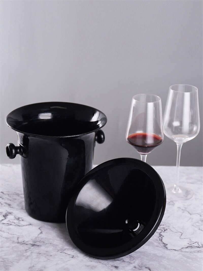 Plastic spitting barrel red wine barrel champagne barrel blind tasting barrel ice bucket ice grain black wine barrel cooler