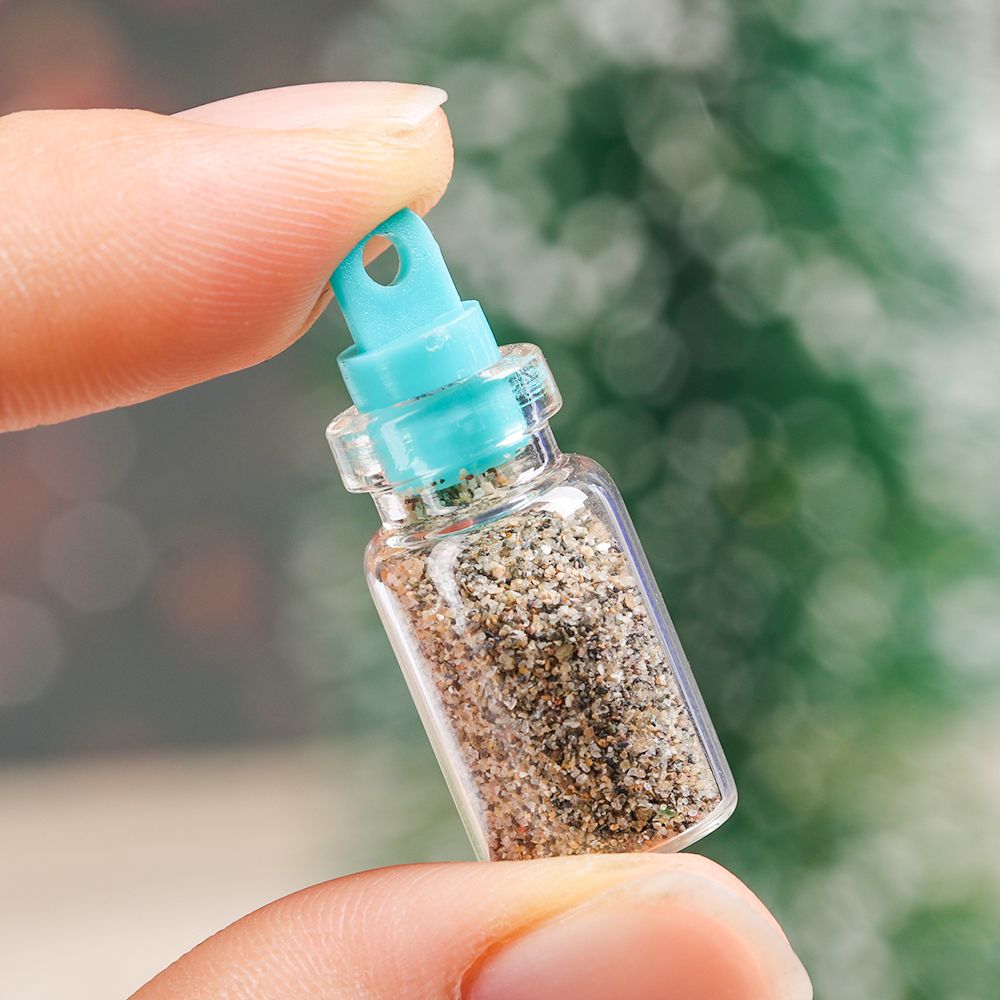 Rainbow Wishing Bottles Home Decor Mini Small Drift Bottle Message Vials Ornaments DIY Containers Glass Jars Decoration