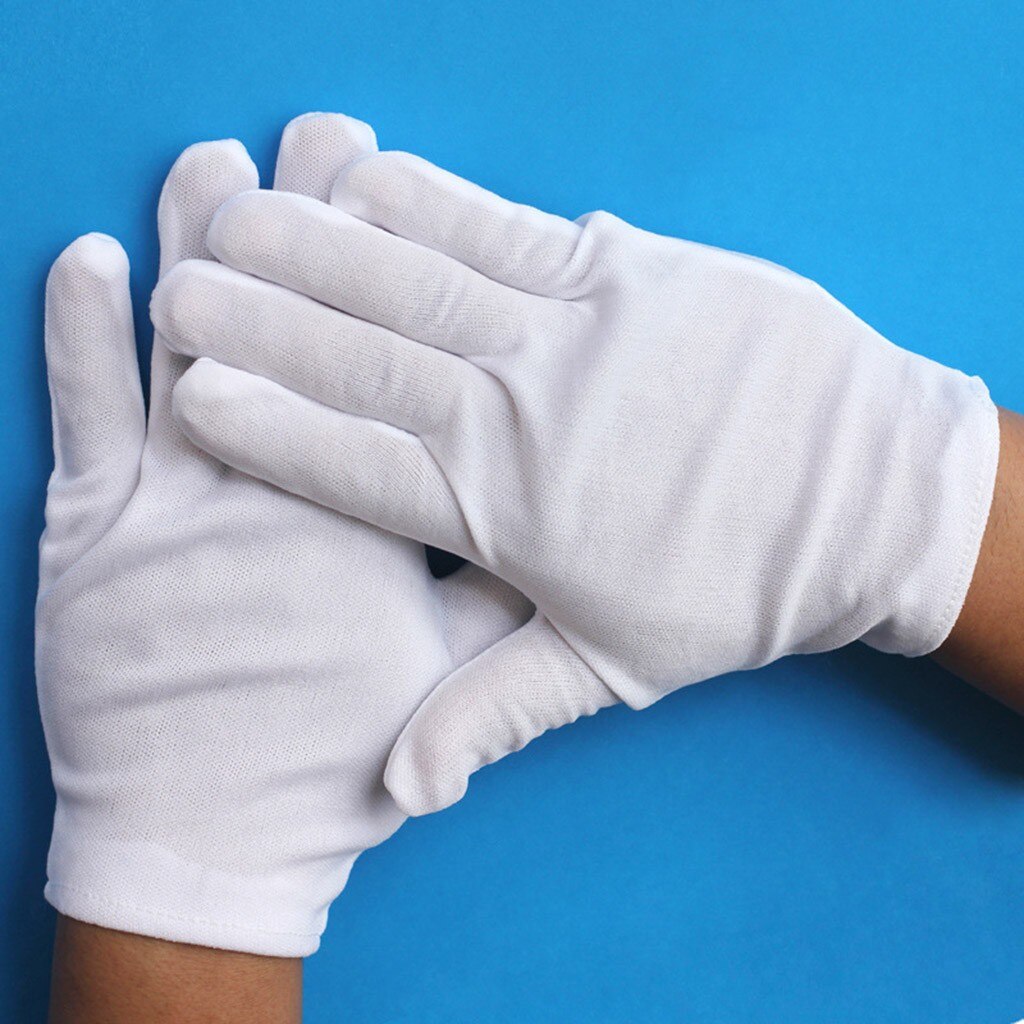 20 Pcs Ademende Elastische Witte Handschoenen Cosmetische Wegwerp Handschoenen Schoonmaken Handschoenen Multifunctionele Keuken #3