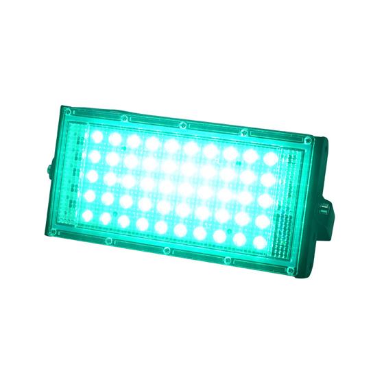 50W LED Flood Light LED street Lamp 220V 240V waterproof Spotlight Landscape Lighting IP65 led spotlight Red Green Blue RGB: Green