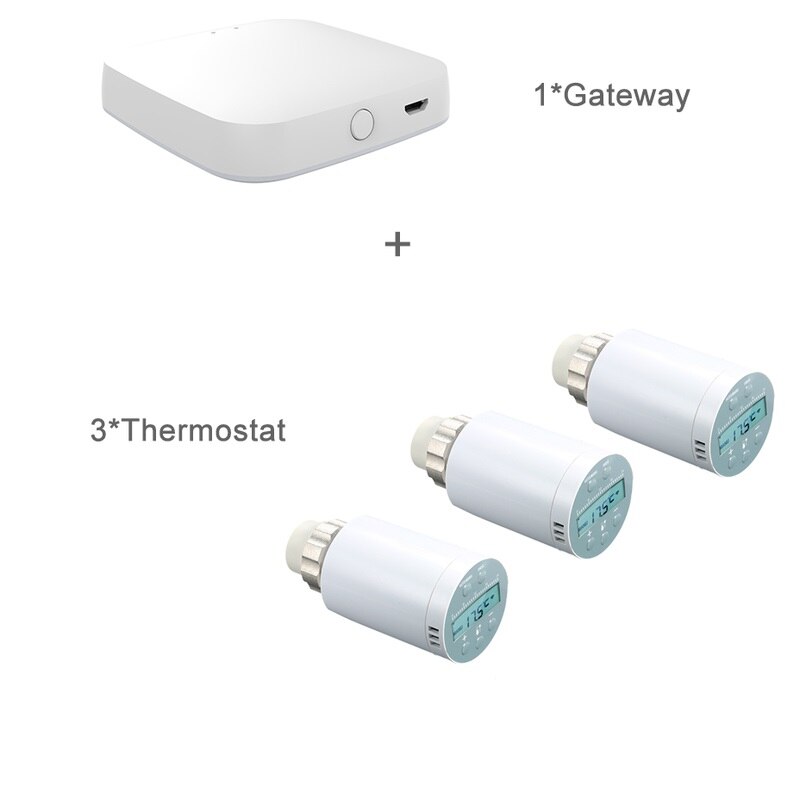 SEA801-ZIGBEE Wifi Thermostat Controller Heating Accurate TRV Thermostatic Smart Radiator Valve Programmable Remote Controller