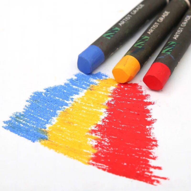 12/24/36 colors Oil Pastels Set Round Shape Oil Pastel Crayon Sticks for Artist Students Drawing Pen School Stationery