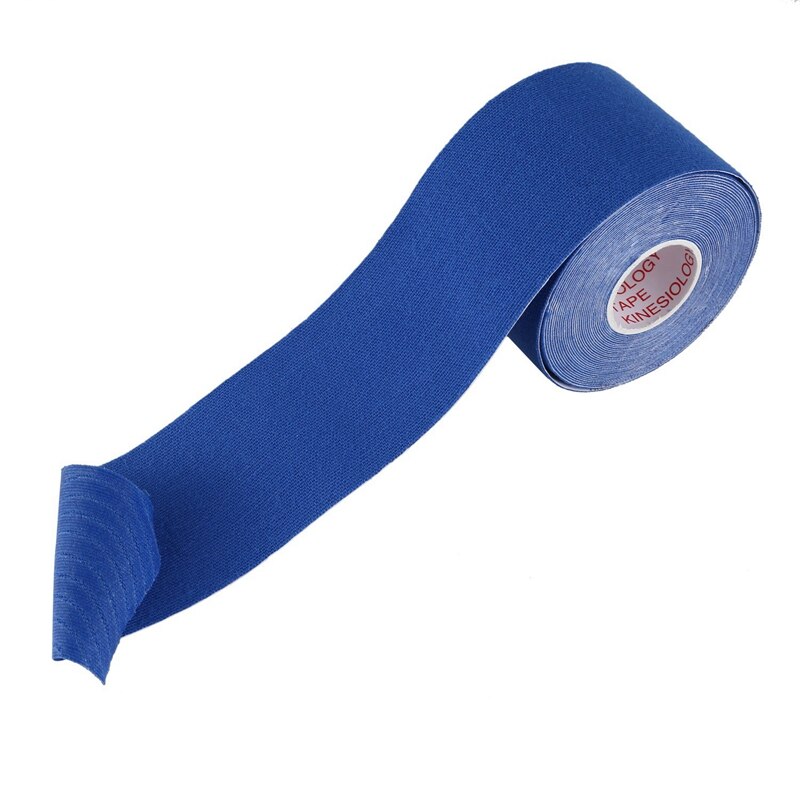 Bande de santé athlétique pour le sport, 5M x 5CM, 2 rouleaux, soins des Muscles, kinésiologie, Fitness, bleu marine