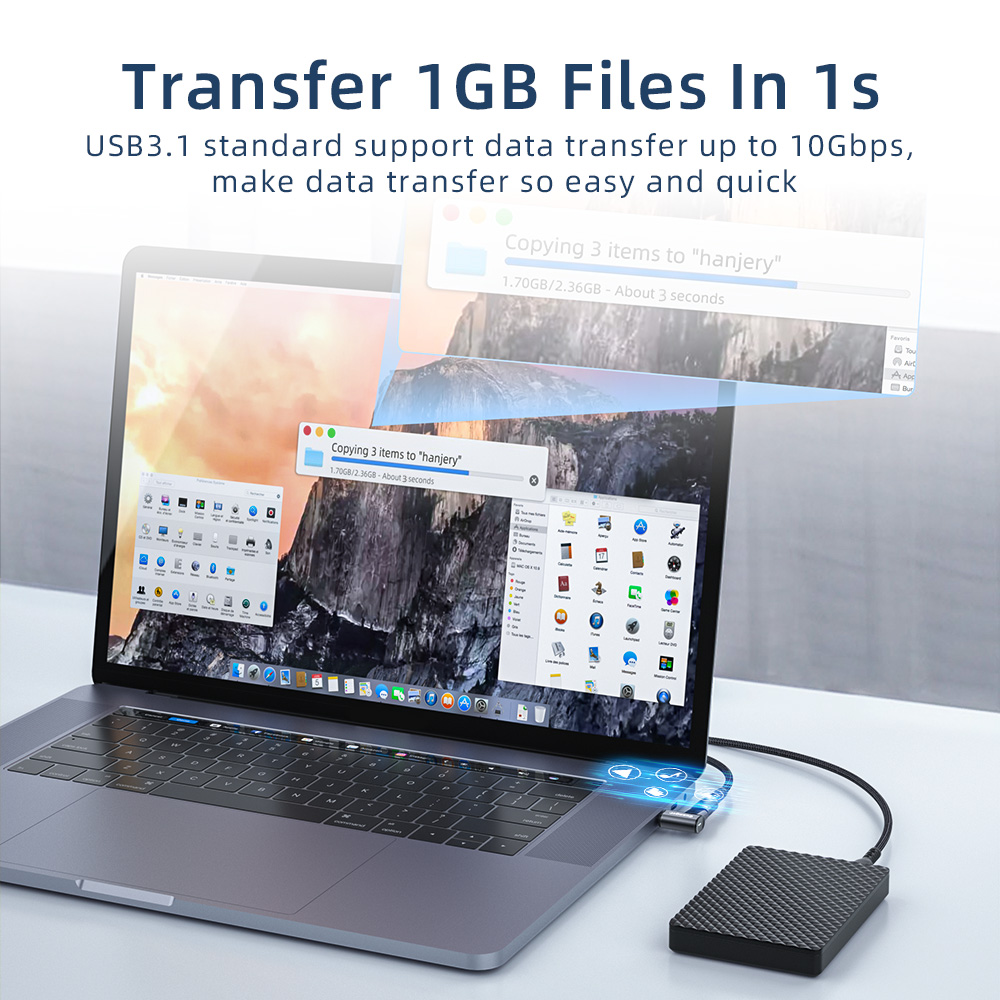 Essager 100 W USB Typ C auf Typ-C magnetischer Adapter USB-C weiblich männlich Magnetanschluss für MacBook Pro Air Laptop Telefonkonverter