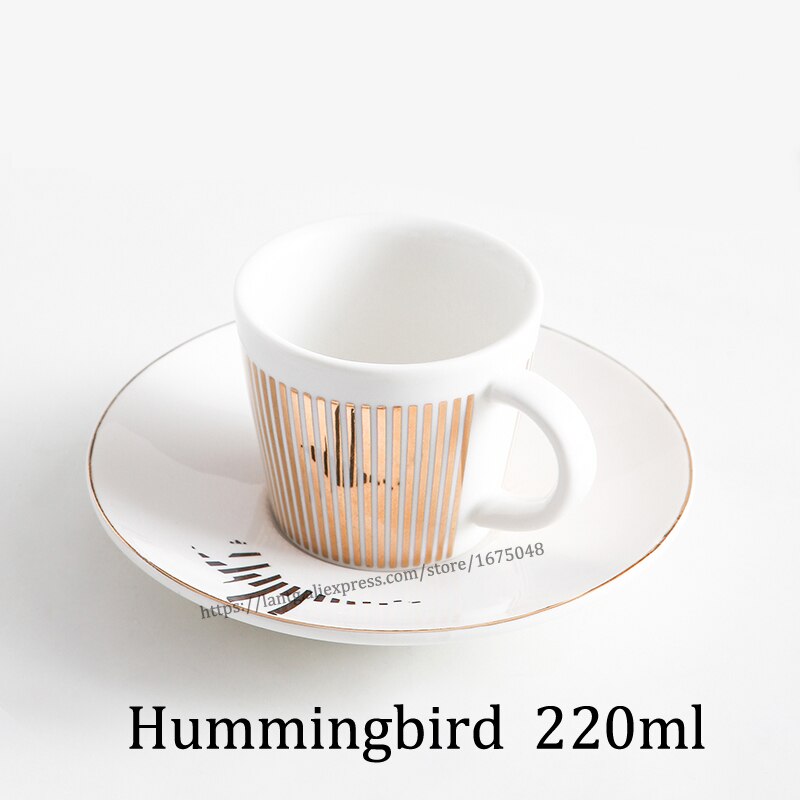 Leopard Anamorphic Cup Mirror Reflection Cup Zebra Mug Luycho Coffee Tea Set With Coaster 90ml-220ml: 220ml9