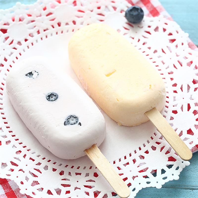 50 unids/set palitos de madera Natural de palito de helado 93mm de longitud de hielo Pop palo cocina Gadget herramientas helados