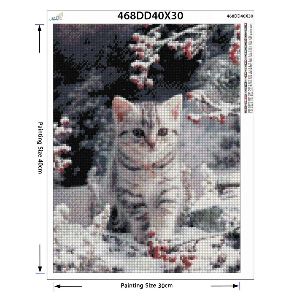 5d diy diamond painting full square Diamond embroidery animals cat - diamond mosaic daimond painting 468DD